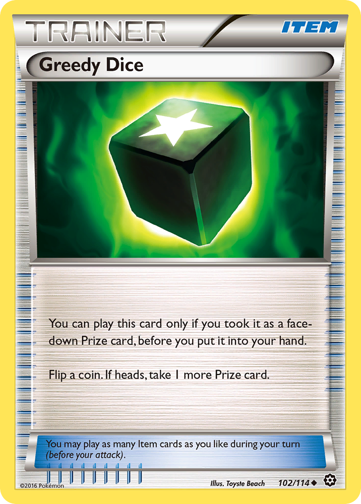 Greedy Dice (102/114) [XY: Steam Siege] | Black Swamp Games