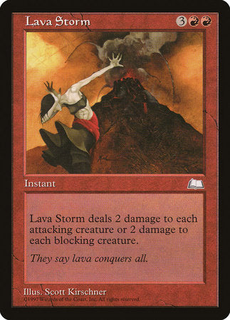Lava Storm [Weatherlight] | Black Swamp Games