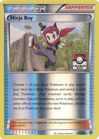 Ninja Boy (103/114) (League Promo) [XY: Steam Siege] | Black Swamp Games