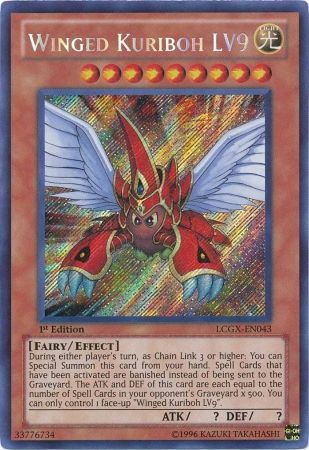 Winged Kuriboh LV9 [LCGX-EN043] Secret Rare | Black Swamp Games