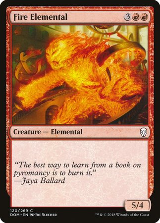 Fire Elemental [Dominaria] | Black Swamp Games