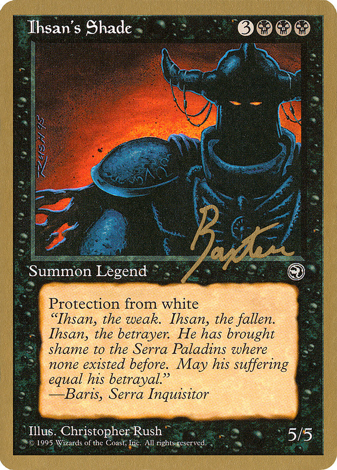 Ihsan's Shade (George Baxter) [Pro Tour Collector Set] | Black Swamp Games