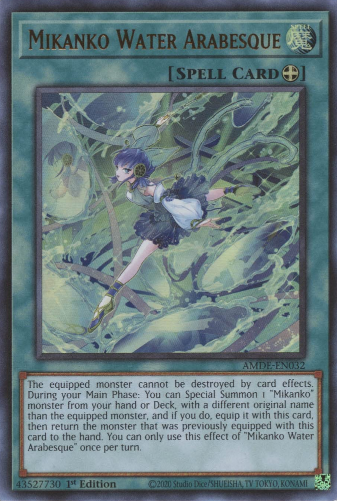 Mikanko Water Arabesque [AMDE-EN032] Ultra Rare | Black Swamp Games
