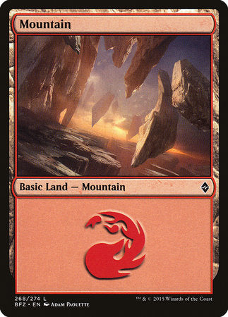 Mountain (268) [Battle for Zendikar] | Black Swamp Games