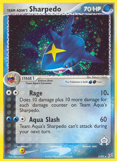 Team Aqua's Sharpedo (5/95) [EX: Team Magma vs Team Aqua] | Black Swamp Games