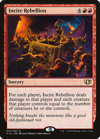 Incite Rebellion [Commander 2014] | Black Swamp Games