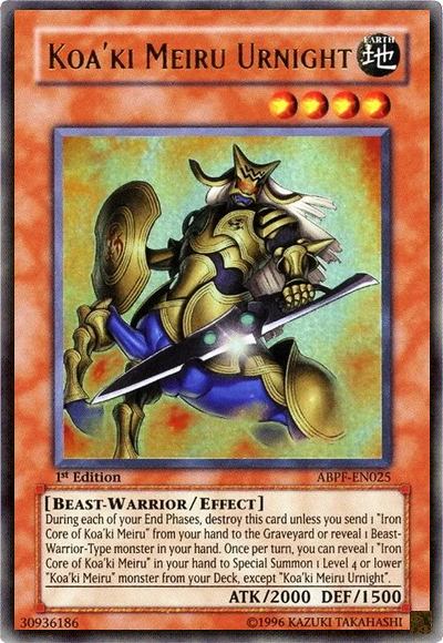 Koa'ki Meiru Urnight [ABPF-EN025] Ultra Rare | Black Swamp Games