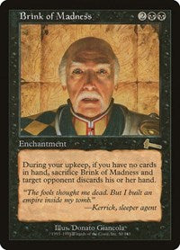 Brink of Madness [Urza's Legacy] | Black Swamp Games