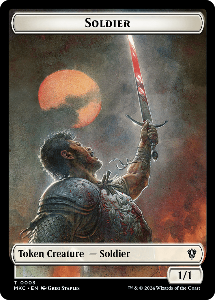 Soldier // Ogre Double-Sided Token [Murders at Karlov Manor Commander Tokens] | Black Swamp Games