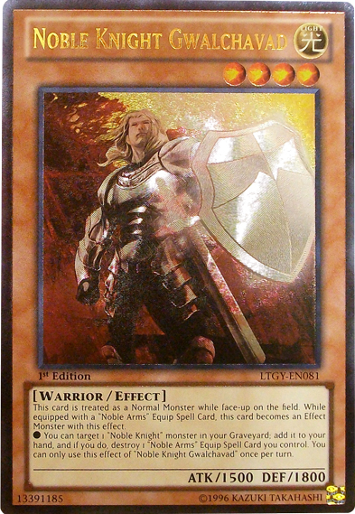 Noble Knight Gwalchavad [LTGY-EN081] Ultimate Rare | Black Swamp Games