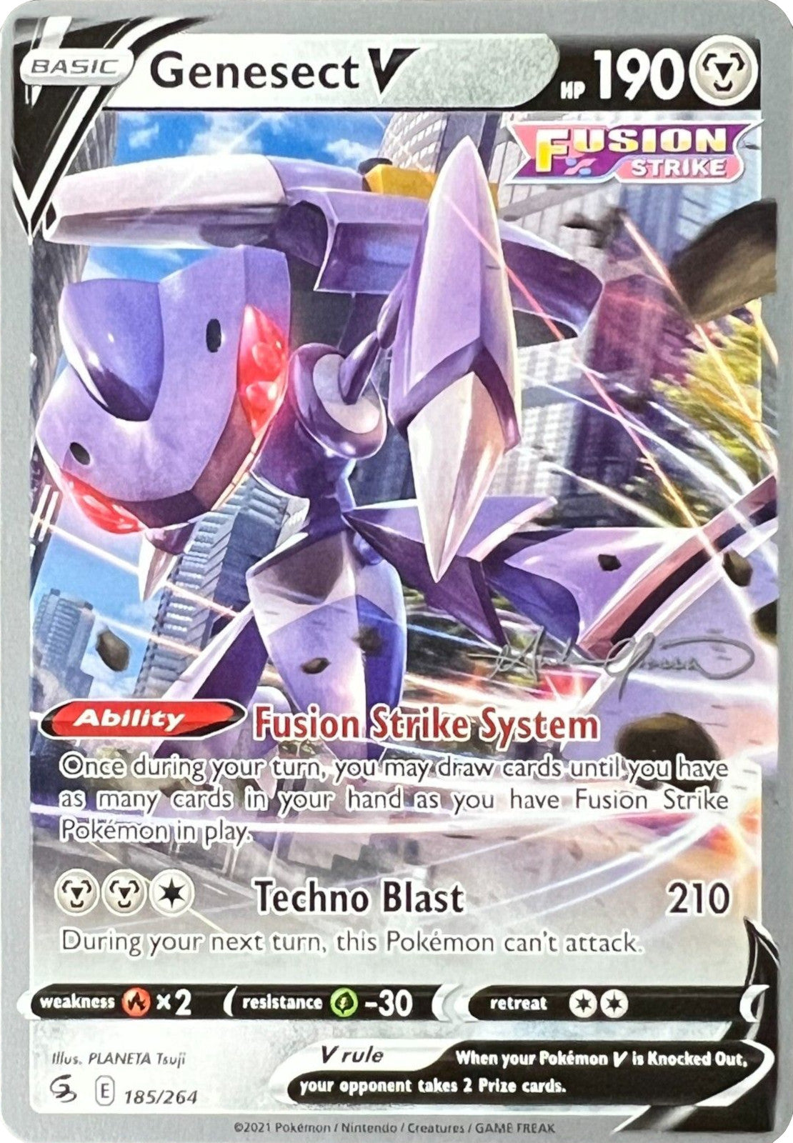 Genesect V (185/264) (The Shape of Mew - Andre Chiasson) [World Championships 2022] | Black Swamp Games