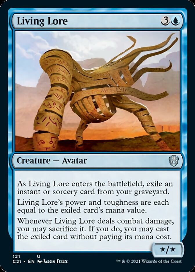 Living Lore [Commander 2021] | Black Swamp Games