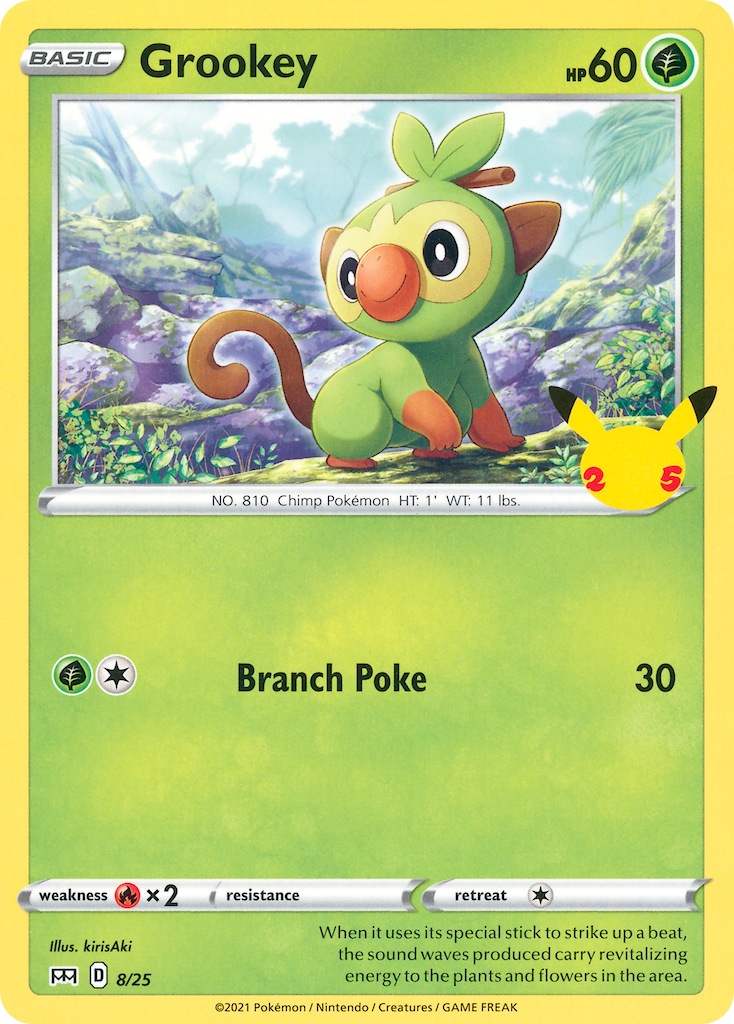 Grookey (8/25) [McDonald's 25th Anniversary] | Black Swamp Games