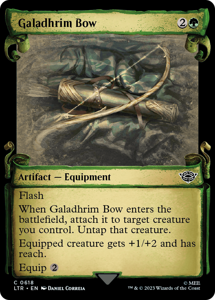 Galadhrim Bow [The Lord of the Rings: Tales of Middle-Earth Showcase Scrolls] | Black Swamp Games