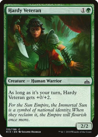 Hardy Veteran [Rivals of Ixalan] | Black Swamp Games