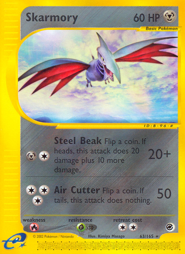 Skarmory (63/165) [Expedition: Base Set] | Black Swamp Games