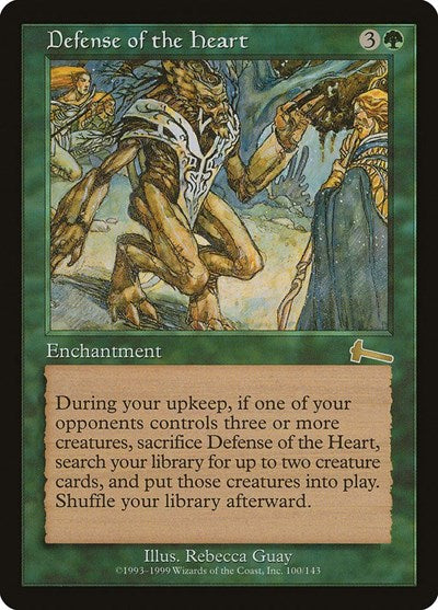 Defense of the Heart [Urza's Legacy] | Black Swamp Games