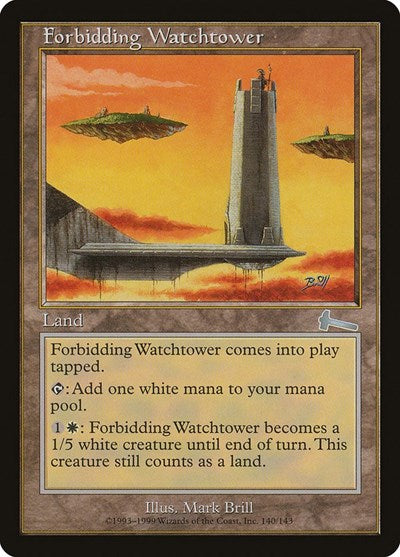 Forbidding Watchtower [Urza's Legacy] | Black Swamp Games