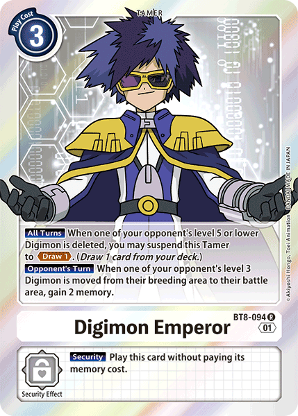 Digimon Emperor [BT8-094] [New Awakening] | Black Swamp Games