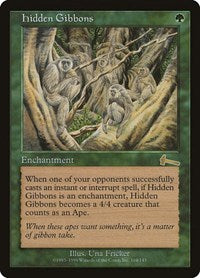 Hidden Gibbons [Urza's Legacy] | Black Swamp Games