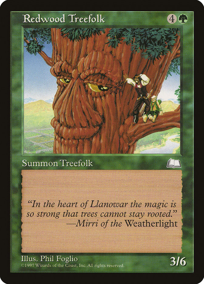 Redwood Treefolk [Weatherlight] | Black Swamp Games