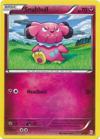 Snubbull (27/30) [XY: Trainer Kit - Sylveon] | Black Swamp Games