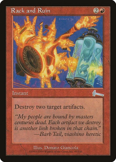 Rack and Ruin [Urza's Legacy] | Black Swamp Games