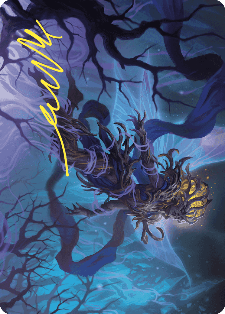 Sleep-Cursed Faerie Art Card (Gold-Stamped Signature) [Wilds of Eldraine Art Series] | Black Swamp Games