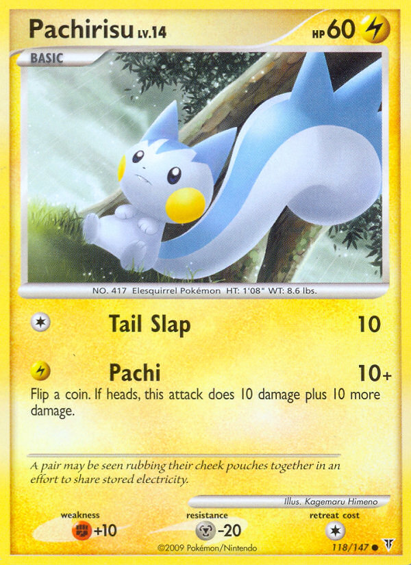 Pachirisu (118/147) [Platinum: Supreme Victors] | Black Swamp Games