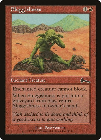 Sluggishness [Urza's Legacy] | Black Swamp Games