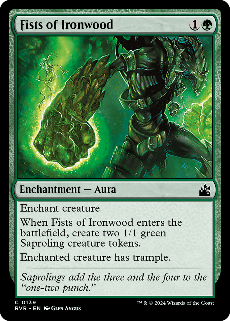 Fists of Ironwood [Ravnica Remastered] | Black Swamp Games