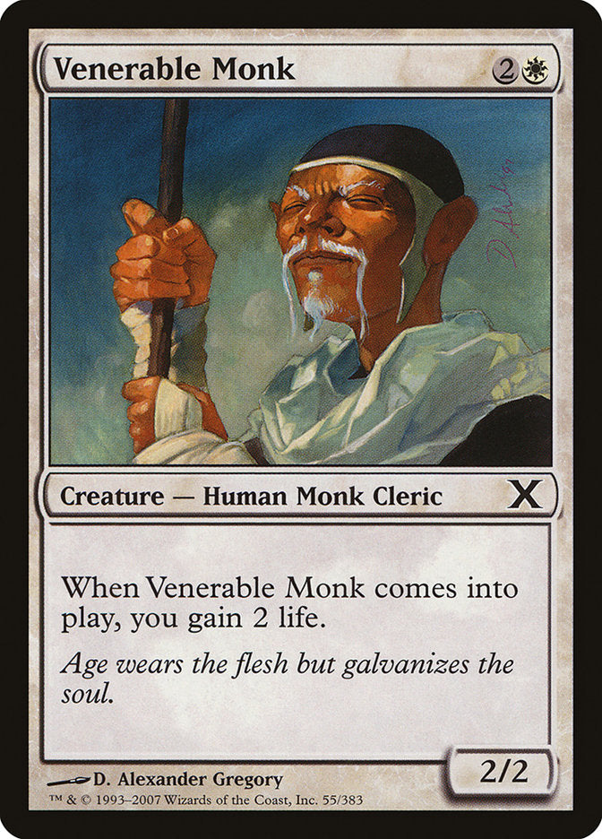 Venerable Monk [Tenth Edition] | Black Swamp Games