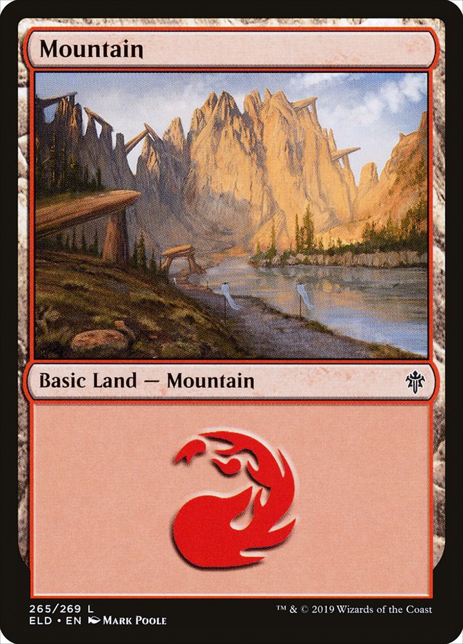 Mountain (265) [Throne of Eldraine] | Black Swamp Games