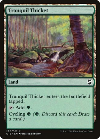 Tranquil Thicket [Commander 2018] | Black Swamp Games