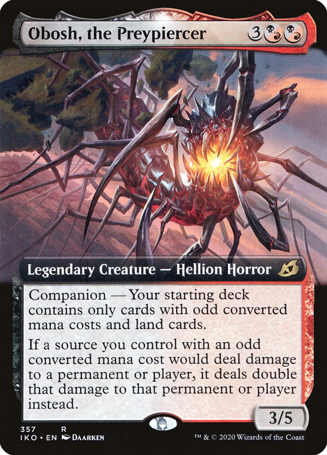 Obosh, the Preypiercer (Extended Art) [Ikoria: Lair of Behemoths] | Black Swamp Games