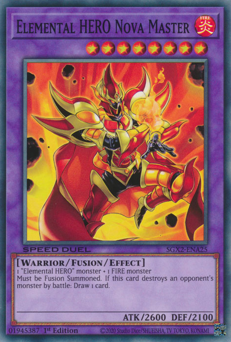 Elemental HERO Nova Master [SGX2-ENA25] Common | Black Swamp Games