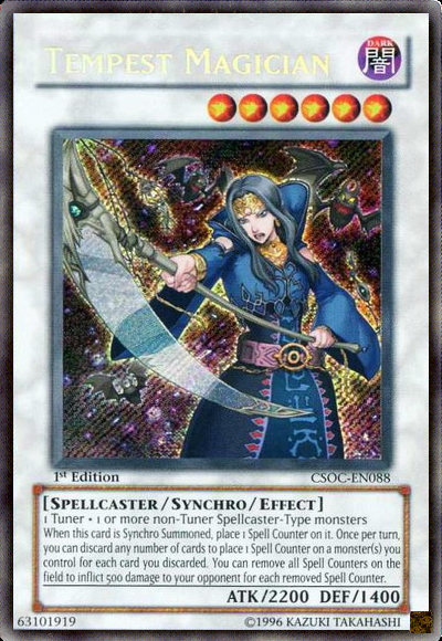 Tempest Magician [CSOC-EN088] Secret Rare | Black Swamp Games