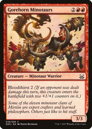Gorehorn Minotaurs [Duel Decks: Mind vs. Might] | Black Swamp Games