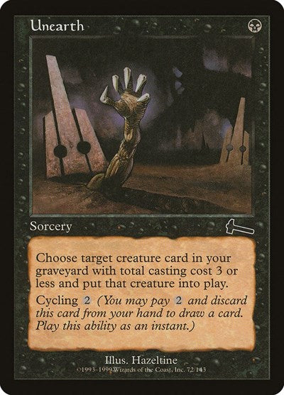 Unearth [Urza's Legacy] | Black Swamp Games