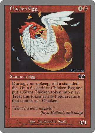 Chicken Egg [Unglued] | Black Swamp Games