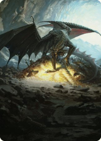 Ancient Copper Dragon Art Card (04) [Commander Legends: Battle for Baldur's Gate Art Series] | Black Swamp Games