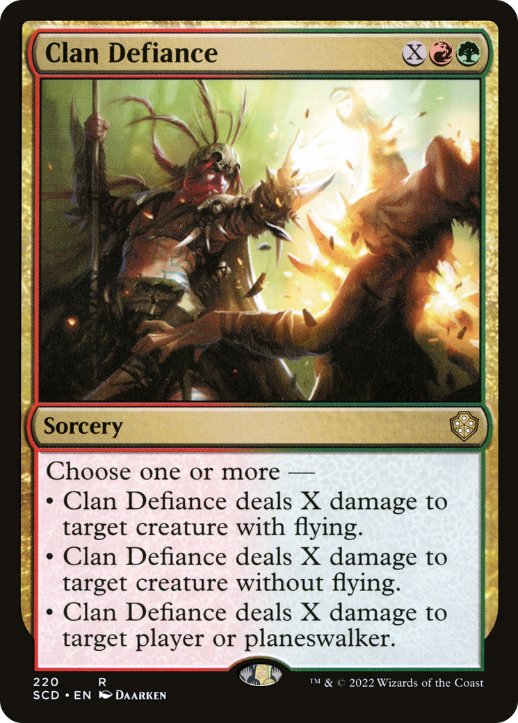 Clan Defiance [Starter Commander Decks] | Black Swamp Games