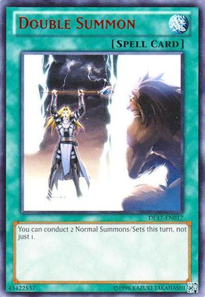 Double Summon (Blue) [DL17-EN017] Rare | Black Swamp Games