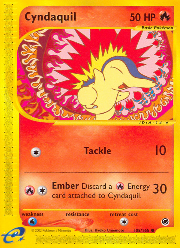 Cyndaquil (105/165) [Expedition: Base Set] | Black Swamp Games