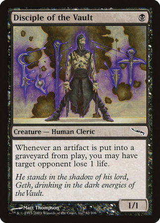 Disciple of the Vault [Mirrodin] | Black Swamp Games