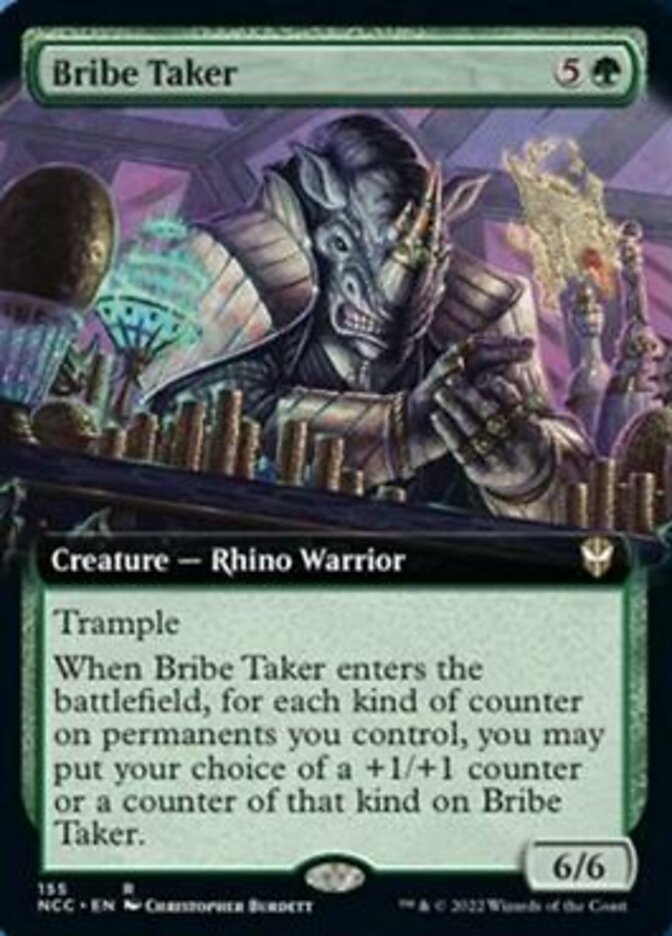 Bribe Taker (Extended Art) [Streets of New Capenna Commander] | Black Swamp Games