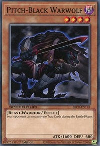 Pitch-Black Warwolf [SBCB-EN178] Common | Black Swamp Games