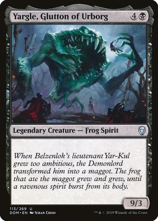 Yargle, Glutton of Urborg [Dominaria] | Black Swamp Games