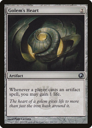 Golem's Heart [Scars of Mirrodin] | Black Swamp Games