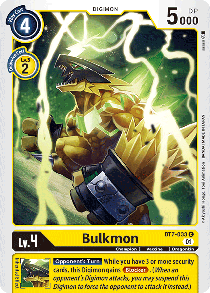 Bulkmon [BT7-033] [Next Adventure] | Black Swamp Games